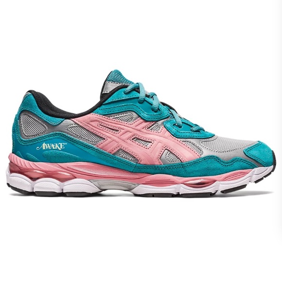 NWOT Sold Out ASICS Awake NY x Gel NYC Teal Pink Mens Unisex Sneakers 9 / 10.5 - Picture 11 of 13